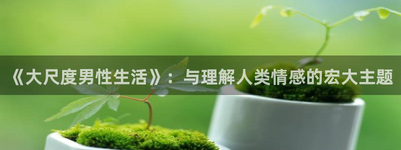 51动漫在线下载：《大尺度男性生活》：与理解人类情感的宏大主题